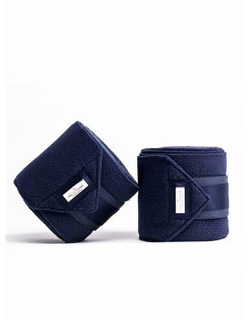 Equestrian Stockholm Fleece Bandages Midnight Blue