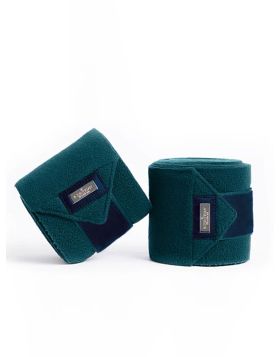 Equestrian Stockholm Fleece Bandages Emerald