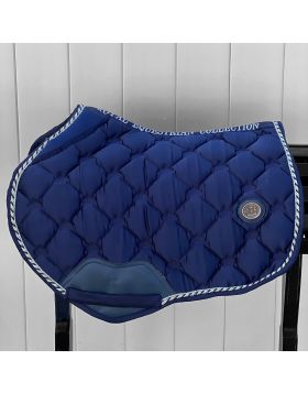 Royal Equestrian Jump Saddle Pad Navy Blue Full