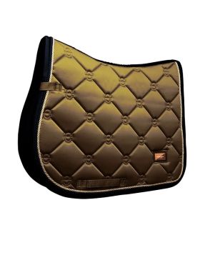 Equestrian Stockholm Jump Saddle pad Golden Brass