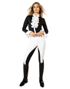 Royal Equestrian Full Grip Riding Tights White