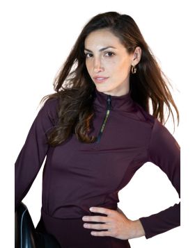 Royal Equestrian Liberte Base Layer Burgundy