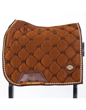 Royal Equestrian Dressage Saddle Pad Chocolate Full