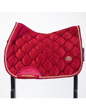 Royal Equestrian Jump Saddle Pad Red Full