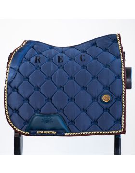 Royal Equestrian Dressage Saddle Pad Navy Full