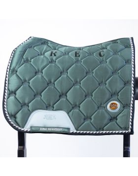 Royal Equestrian Dressage Saddle Pad Marine Blue Full