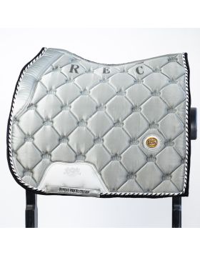 Royal Equestrian Dressage Saddle Pad Silver Full