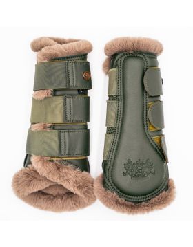 Royal Equestrian Lined Brushing Boots Olive