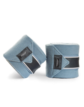 Equestrian Stockholm Fleece Bandages Steel Blue